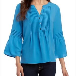 CeCe Blouse with Bell Sleeves